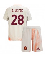 AS Roma Enzo Le Fee #28 Bortedraktsett Barn 2024-25 Korte ermer (+ bukser)